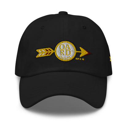 O.A.R.D. Premium Dad Hat Maroon/Gold/Black