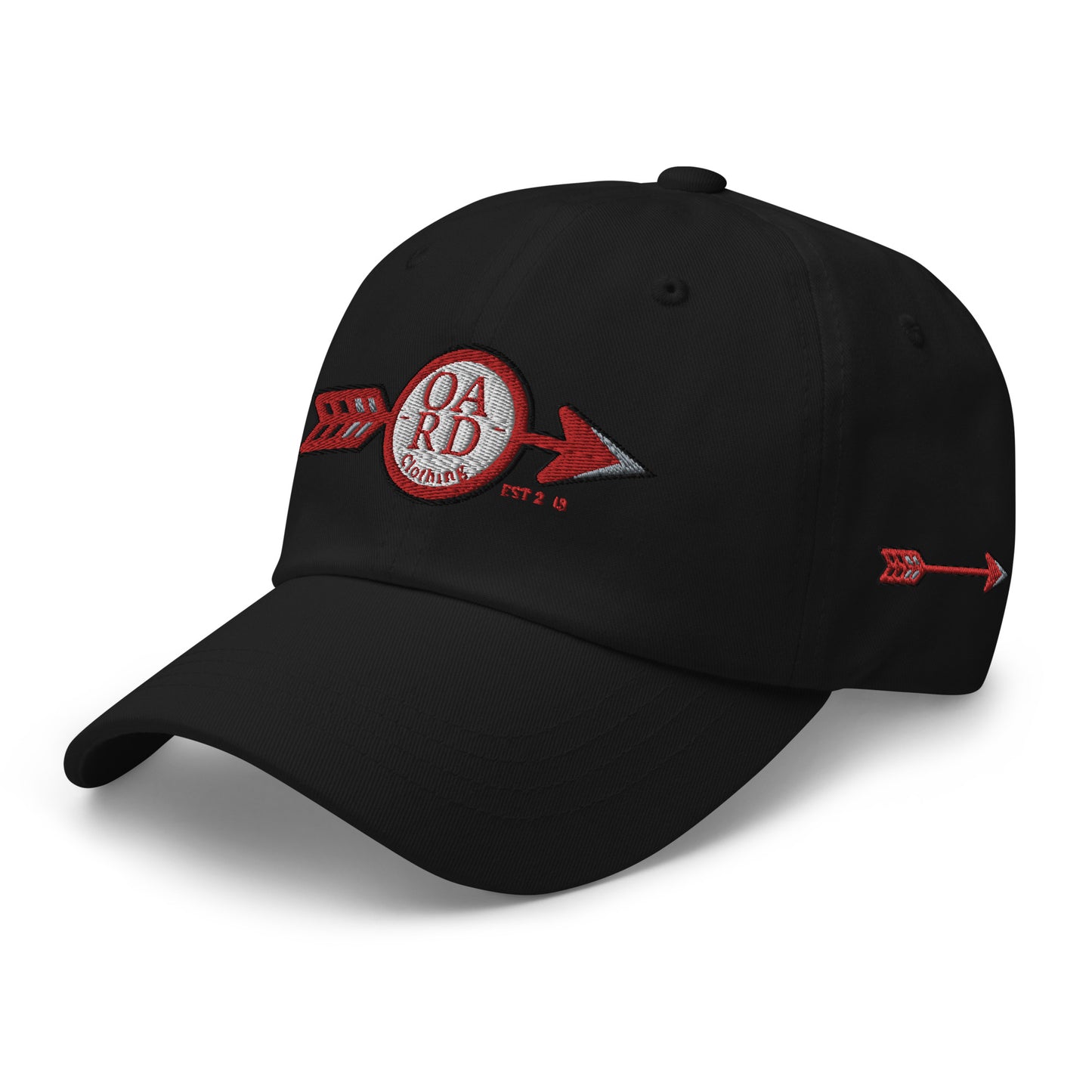 O.A.R.D. Premium Dad Hat Red/Grey/Black