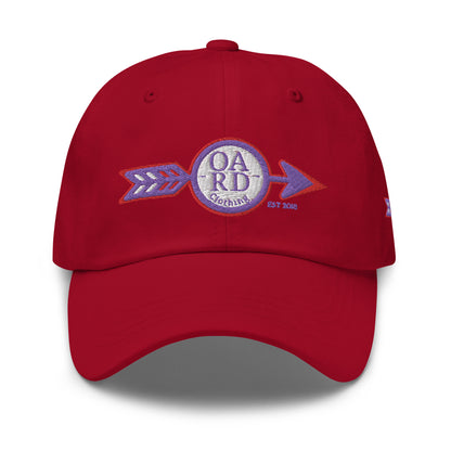 O.A.R.D. Premium Dad Hat Purple/Red/White