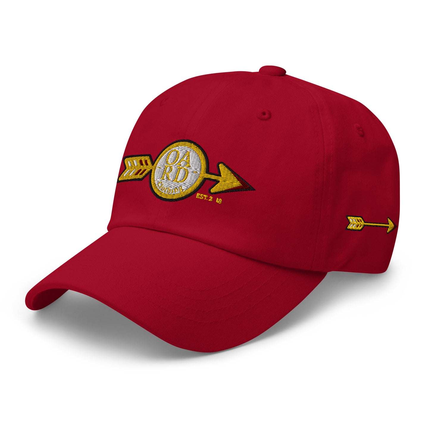 O.A.R.D. Premium Dad Hat Maroon/Gold/Black