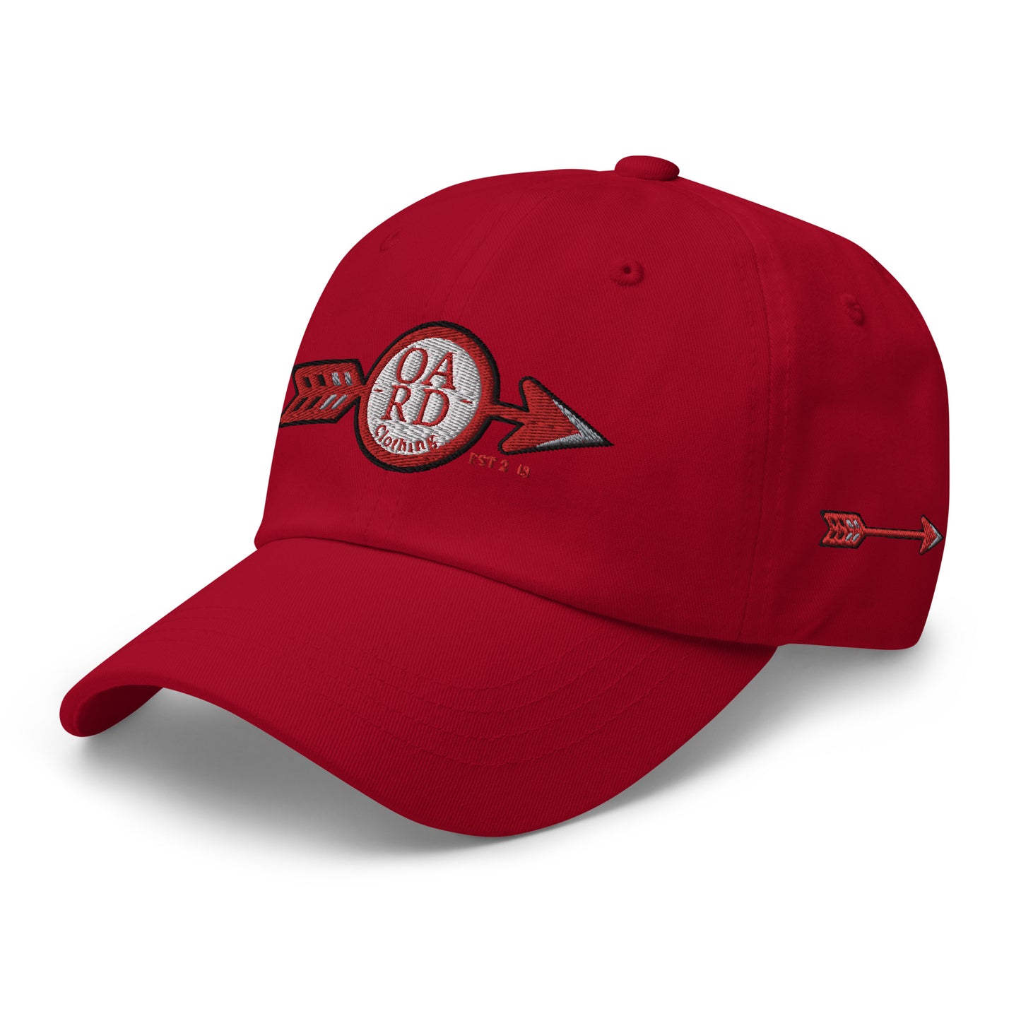 O.A.R.D. Premium Dad Hat Red/Grey/Black