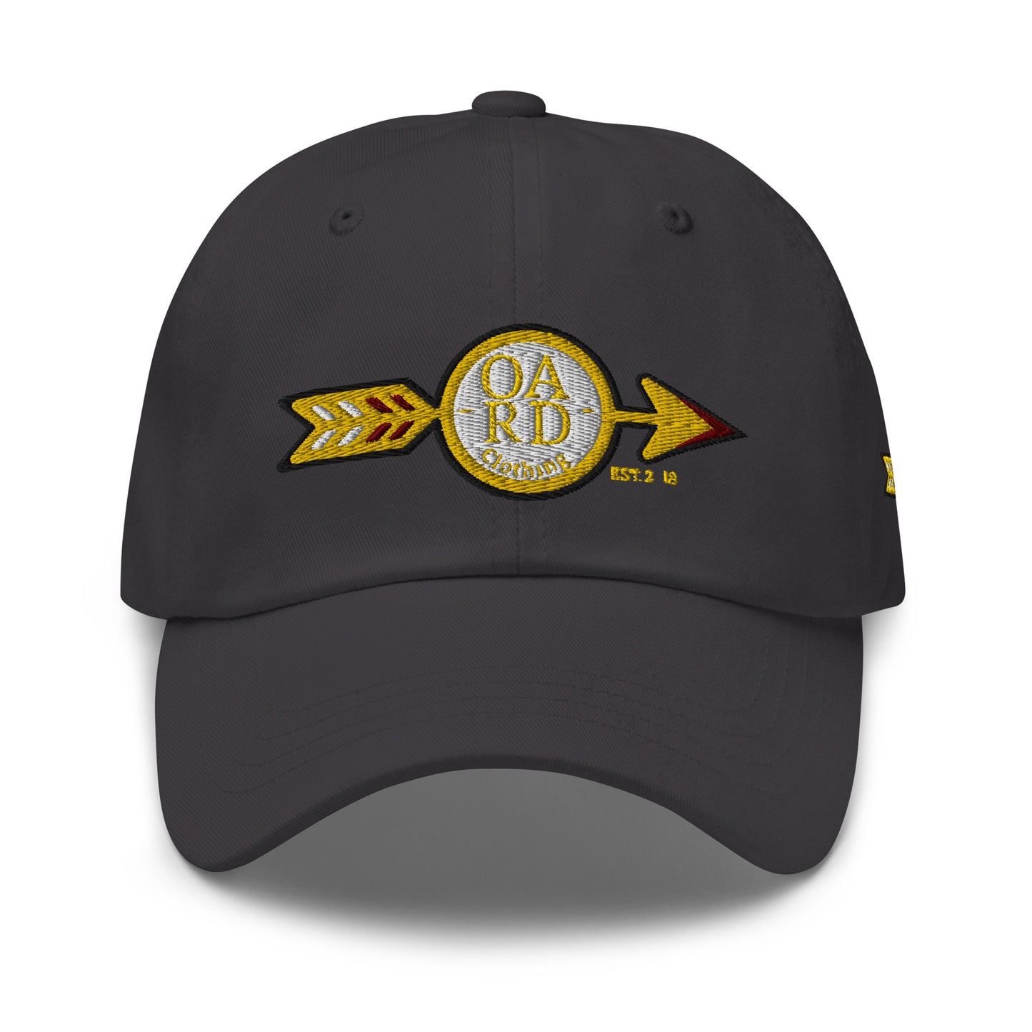 O.A.R.D. Premium Dad Hat Maroon/Gold/Black