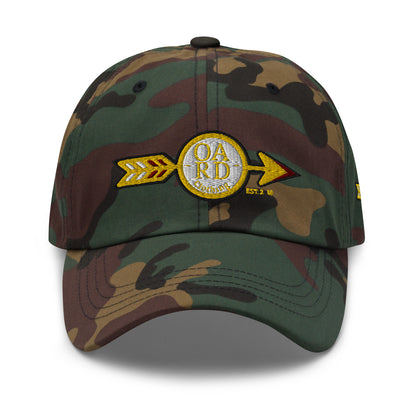 O.A.R.D. Premium Dad Hat Maroon/Gold/Black