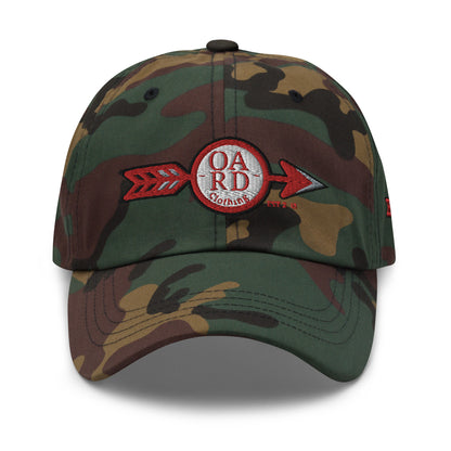 O.A.R.D. Premium Dad Hat Red/Grey/Black