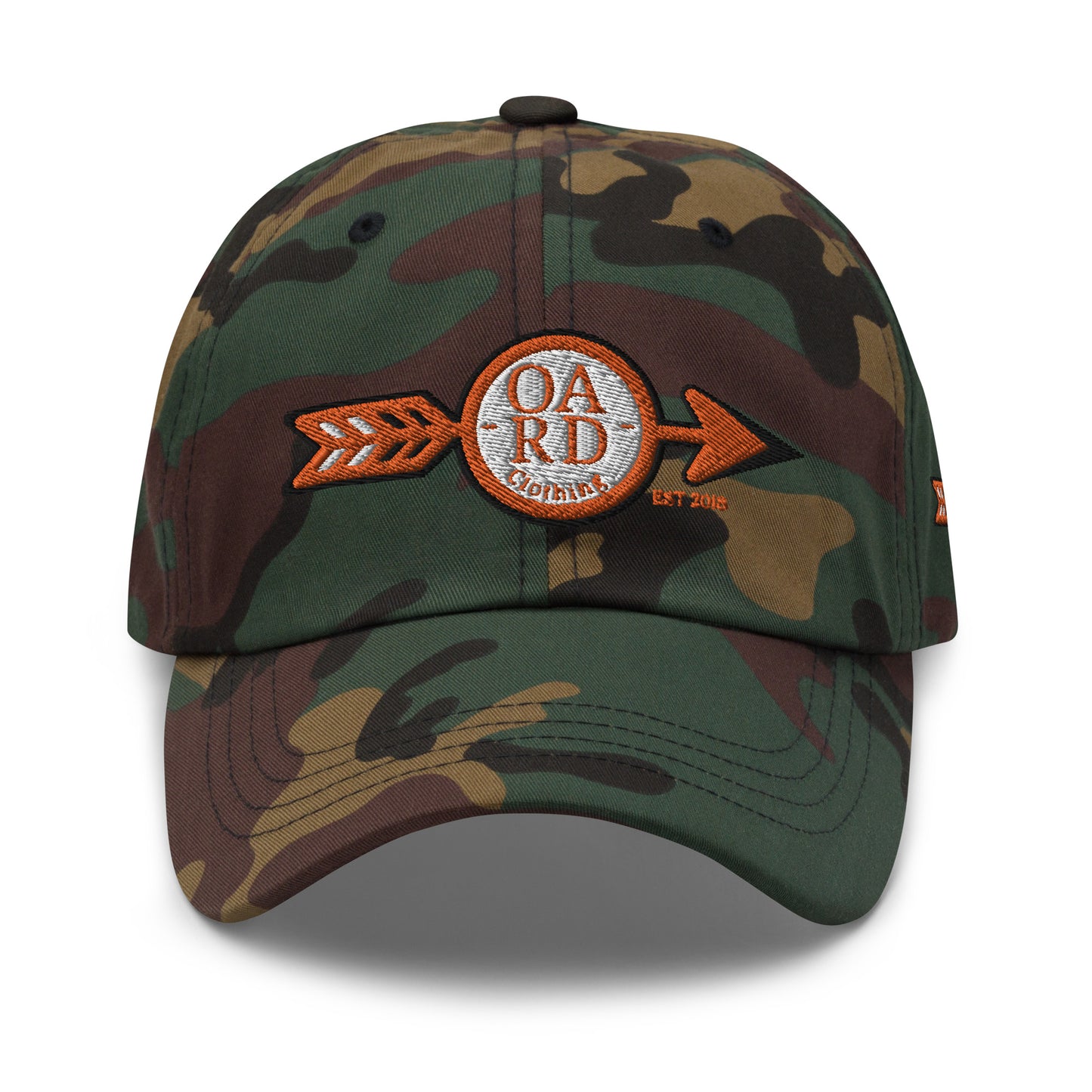 O.A.R.D. Premium dad hat Orange/Black/White