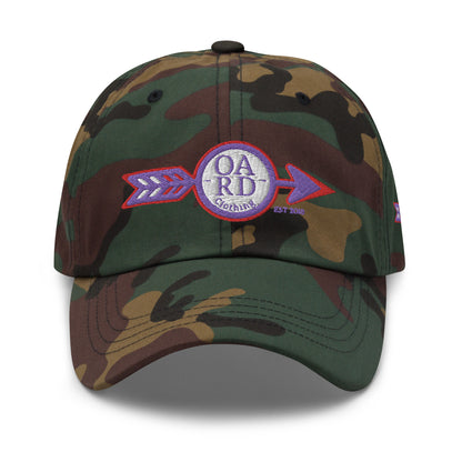 O.A.R.D. Premium Dad Hat Purple/Red/White