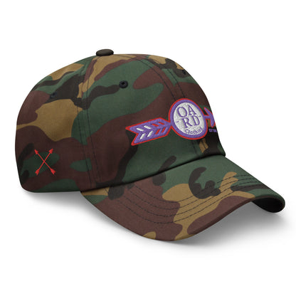 O.A.R.D. Premium Dad Hat Purple/Red/White