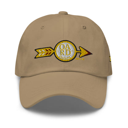 O.A.R.D. Premium Dad Hat Maroon/Gold/Black