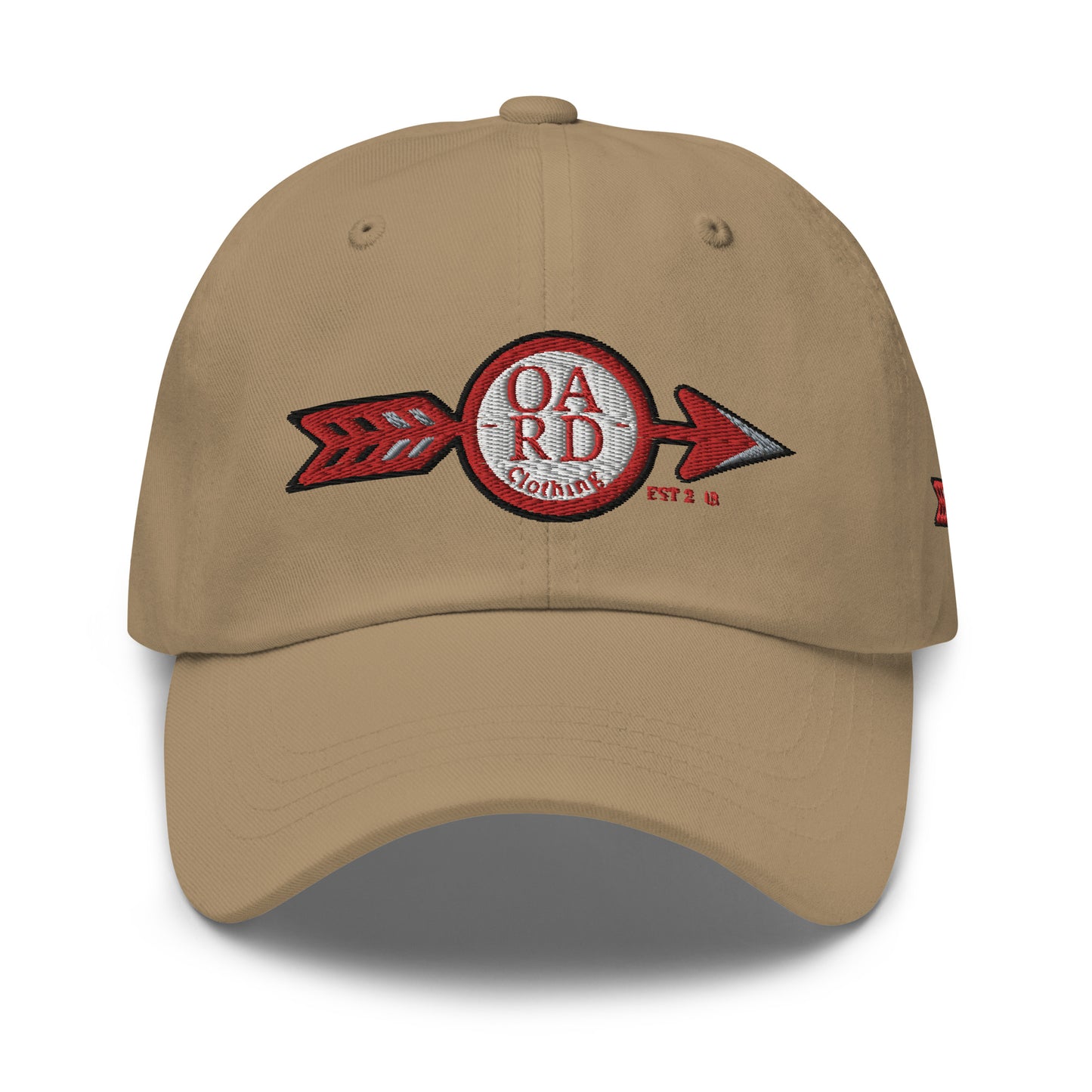 O.A.R.D. Premium Dad Hat Red/Grey/Black