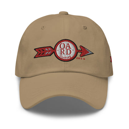 O.A.R.D. Premium Dad Hat Red/Grey/Black