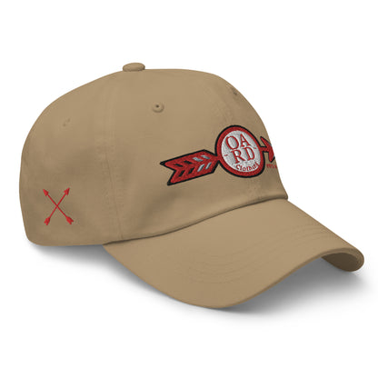 O.A.R.D. Premium Dad Hat Red/Grey/Black