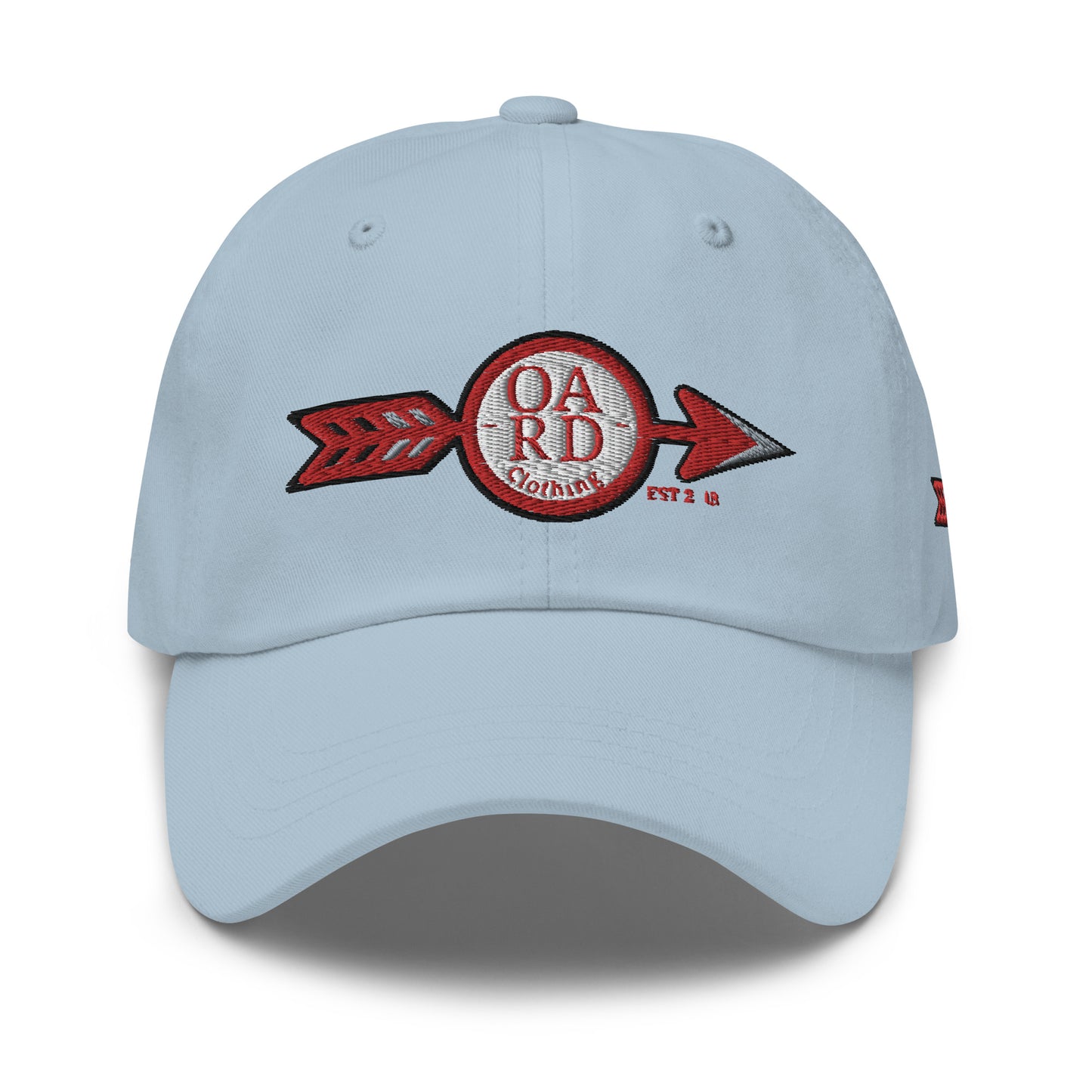 O.A.R.D. Premium Dad Hat Red/Grey/Black