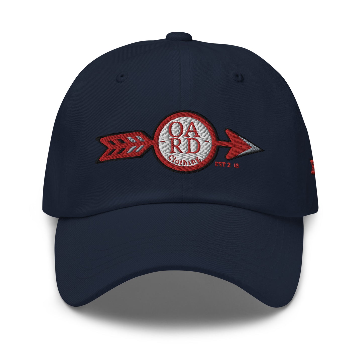 O.A.R.D. Premium Dad Hat Red/Grey/Black