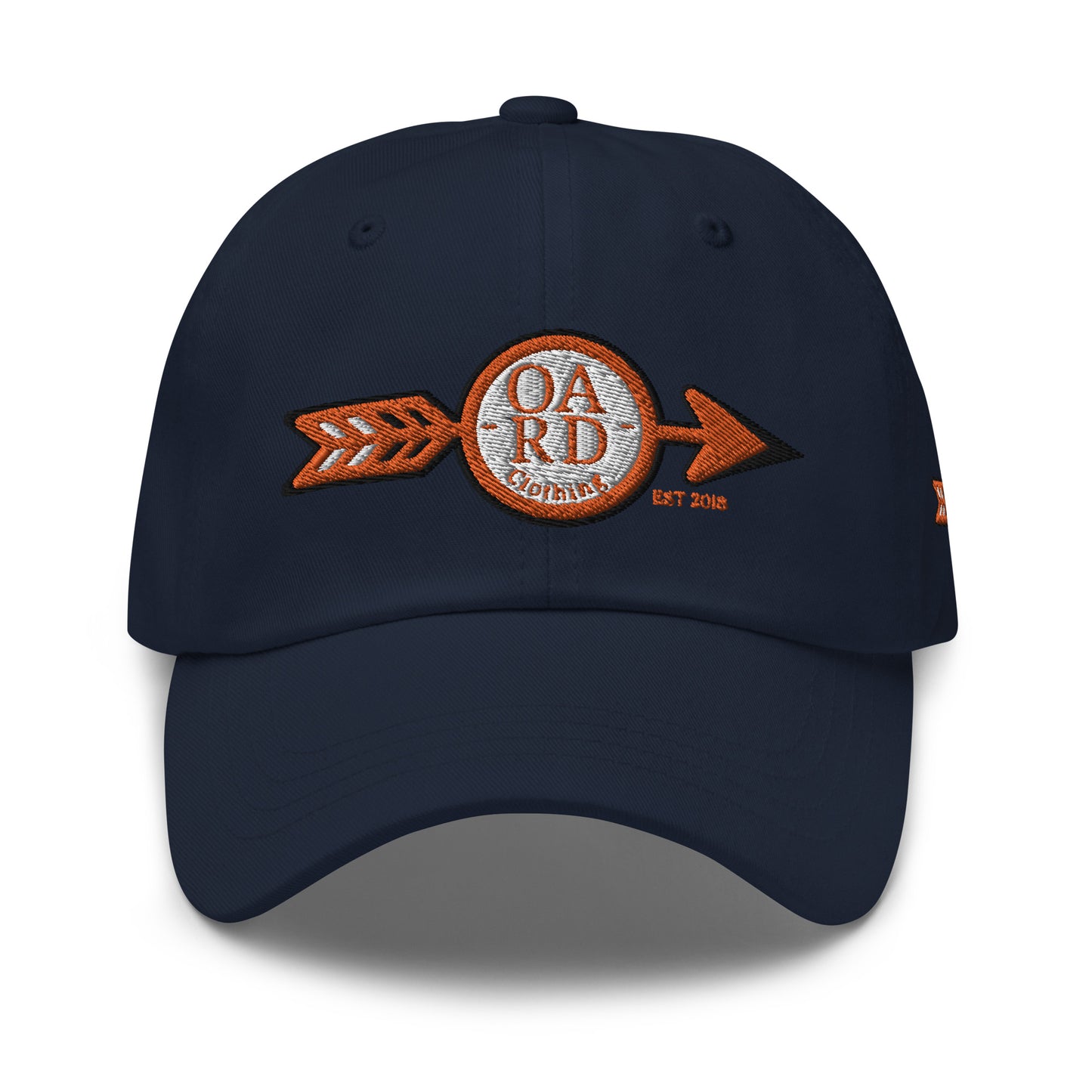 O.A.R.D. Premium dad hat Orange/Black/White