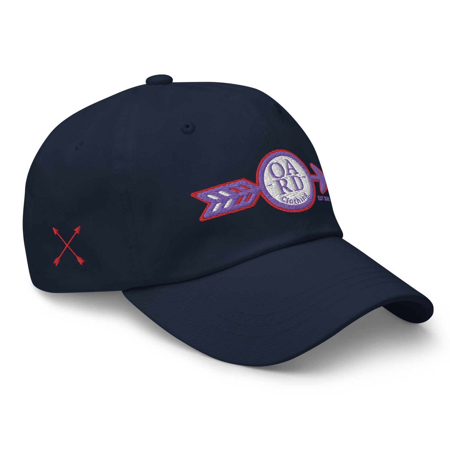 O.A.R.D. Premium Dad Hat Purple/Red/White