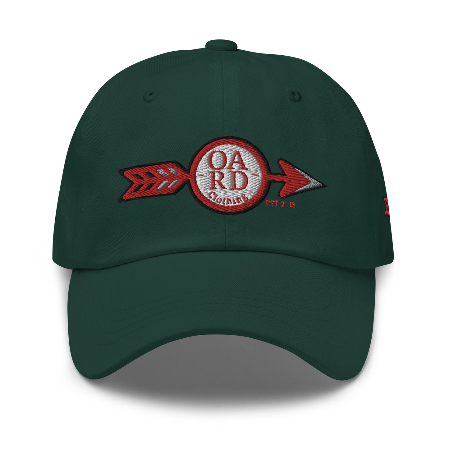 O.A.R.D. Premium Dad Hat Red/Grey/Black