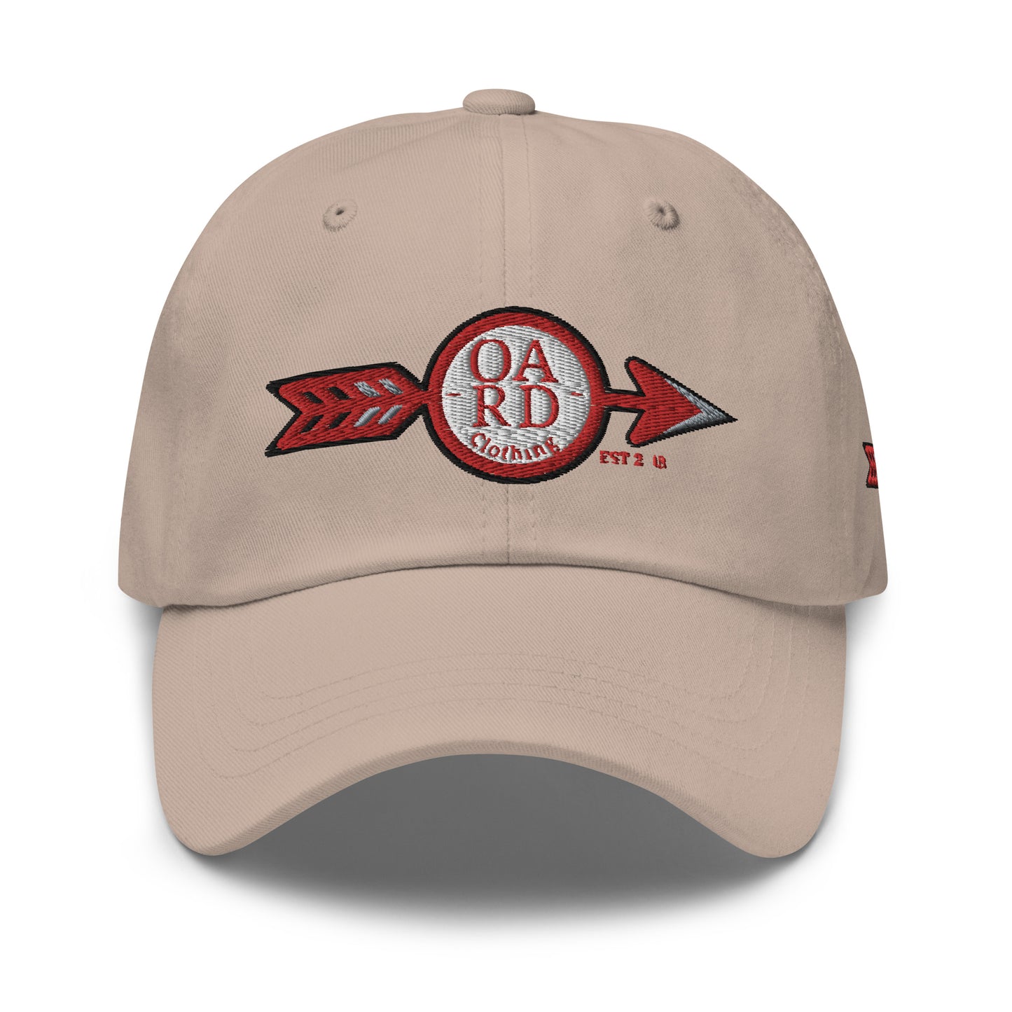 O.A.R.D. Premium Dad Hat Red/Grey/Black