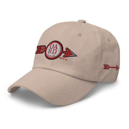 O.A.R.D. Premium Dad Hat Red/Grey/Black