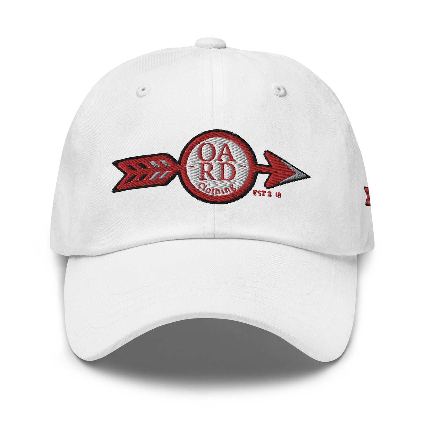 O.A.R.D. Premium Dad Hat Red/Grey/Black