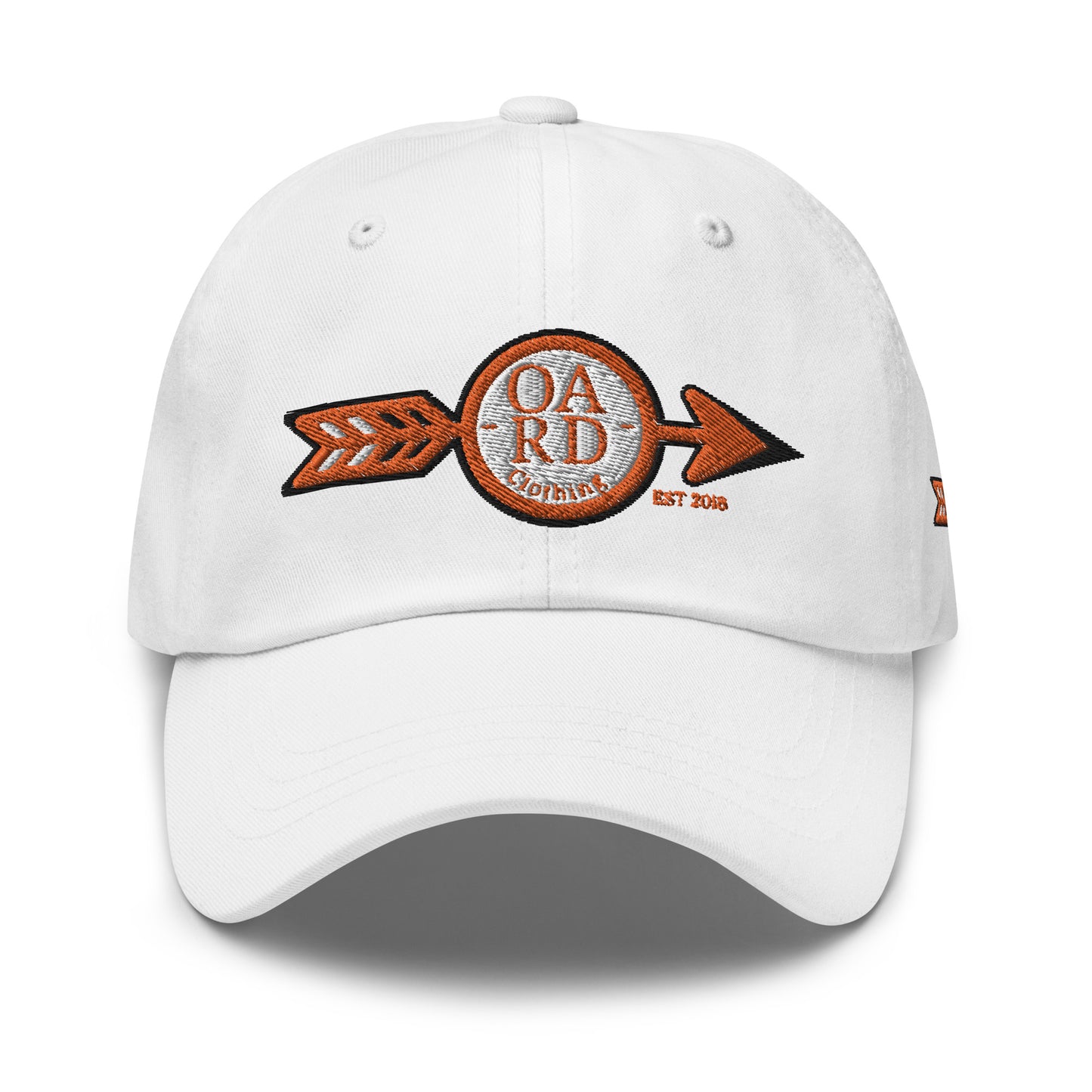 O.A.R.D. Premium dad hat Orange/Black/White