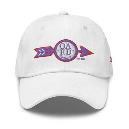 O.A.R.D. Premium Dad Hat Purple/Red/White