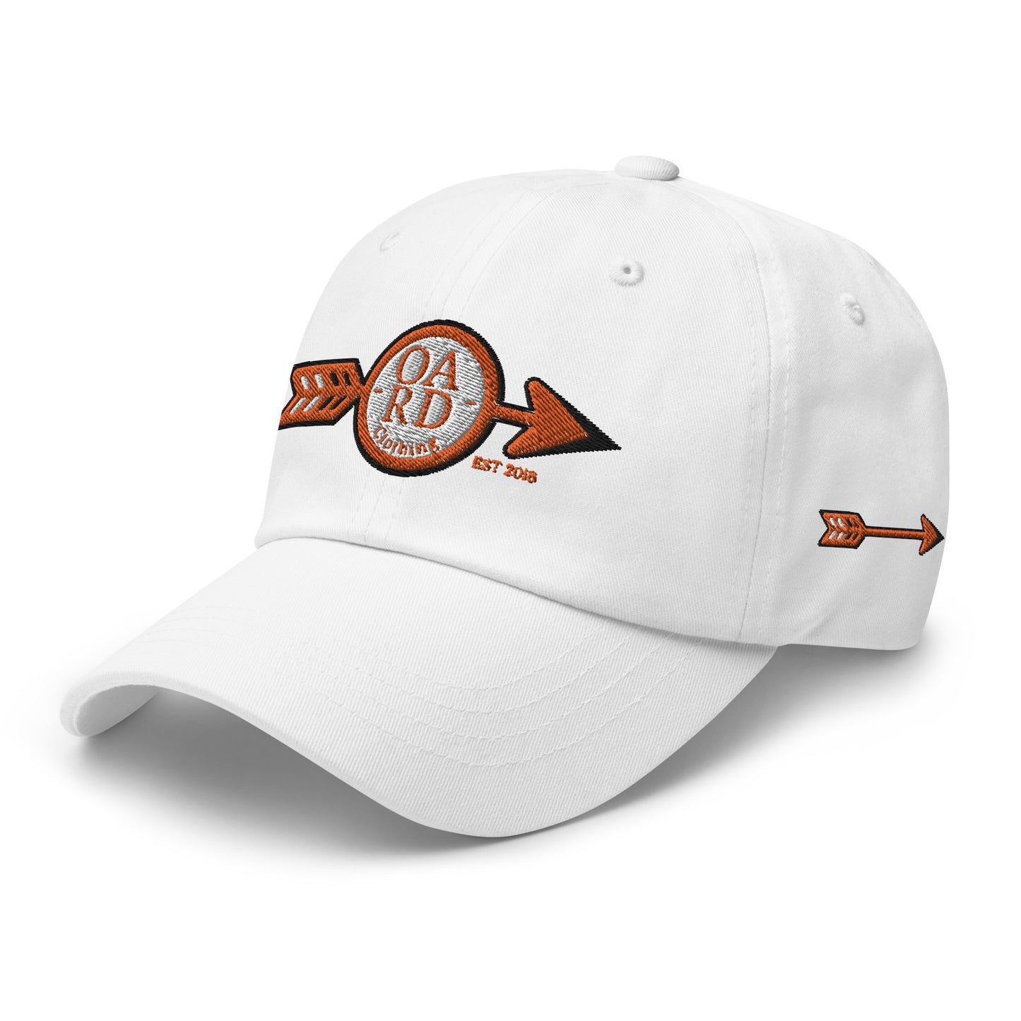 O.A.R.D. Premium dad hat Orange/Black/White