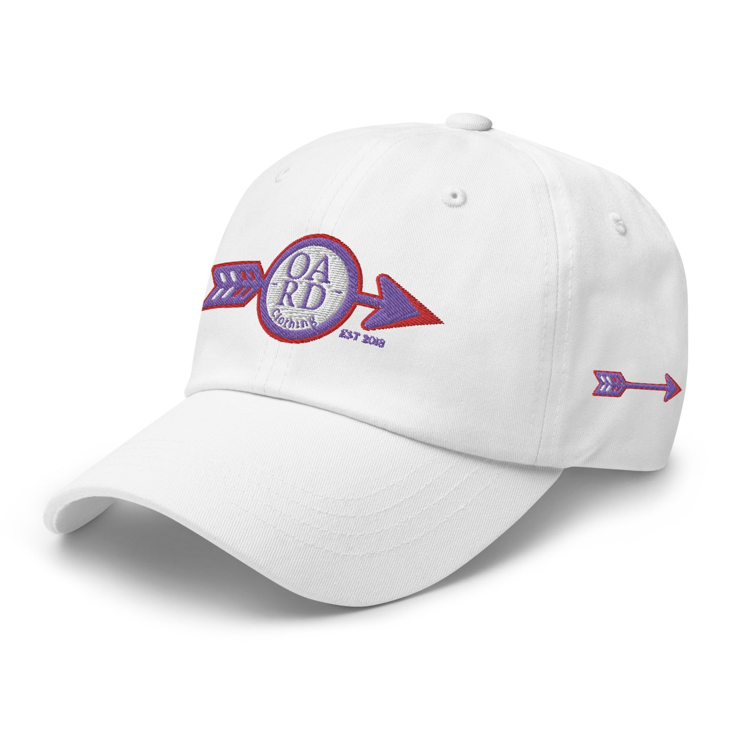 O.A.R.D. Premium Dad Hat Purple/Red/White