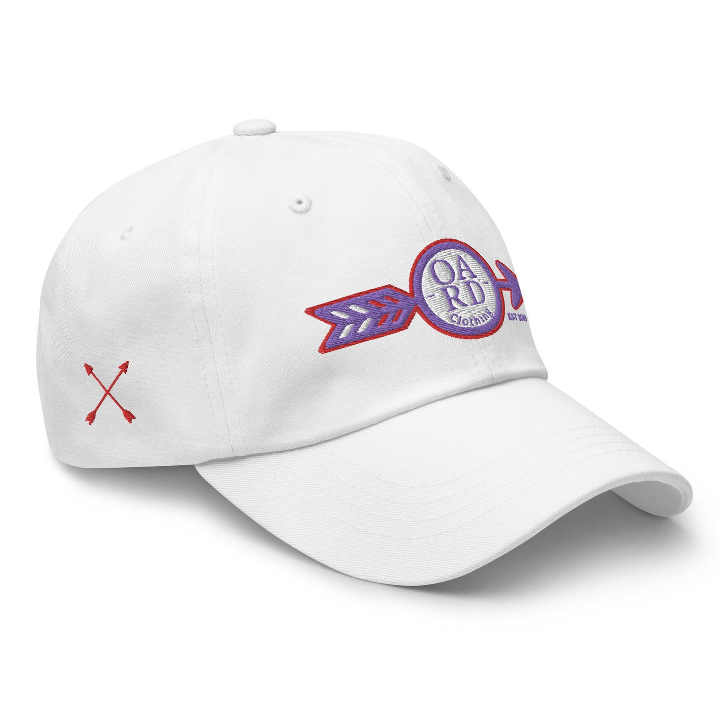 O.A.R.D. Premium Dad Hat Purple/Red/White