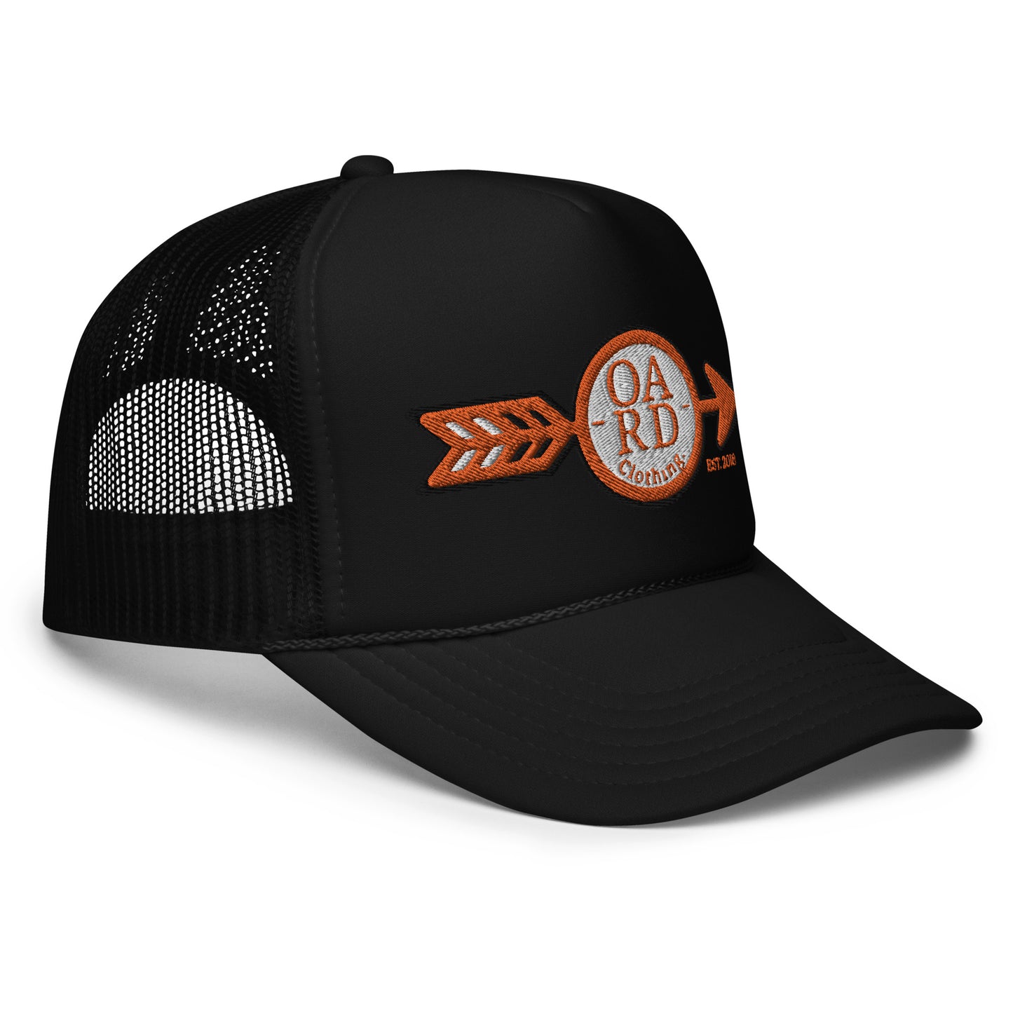 O.A.R.D. Trucker hat Orange/Black/White