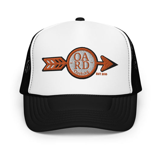 O.A.R.D. Trucker hat Orange/Black/White