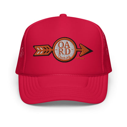 O.A.R.D. Trucker hat Orange/Black/White