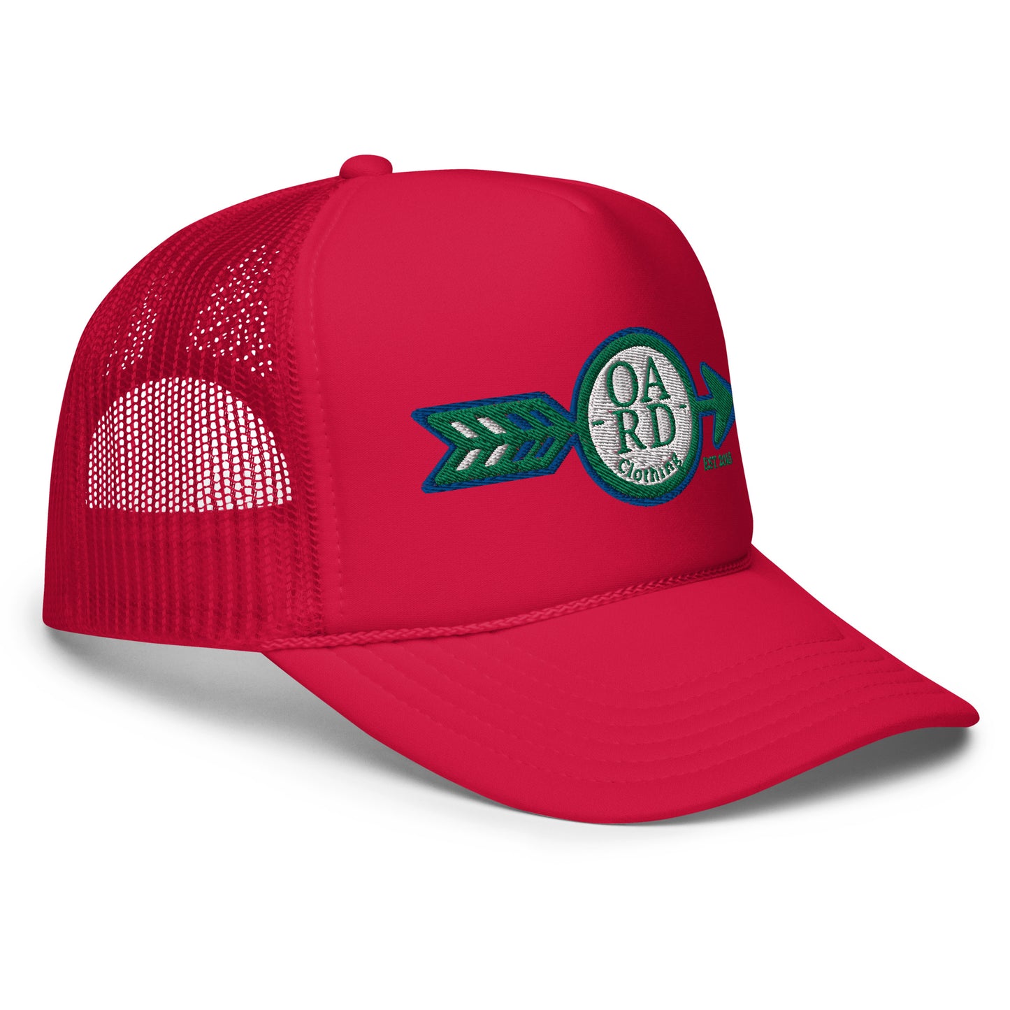 O.A.R.D. Premium Trucker Hat Green/Blue/White