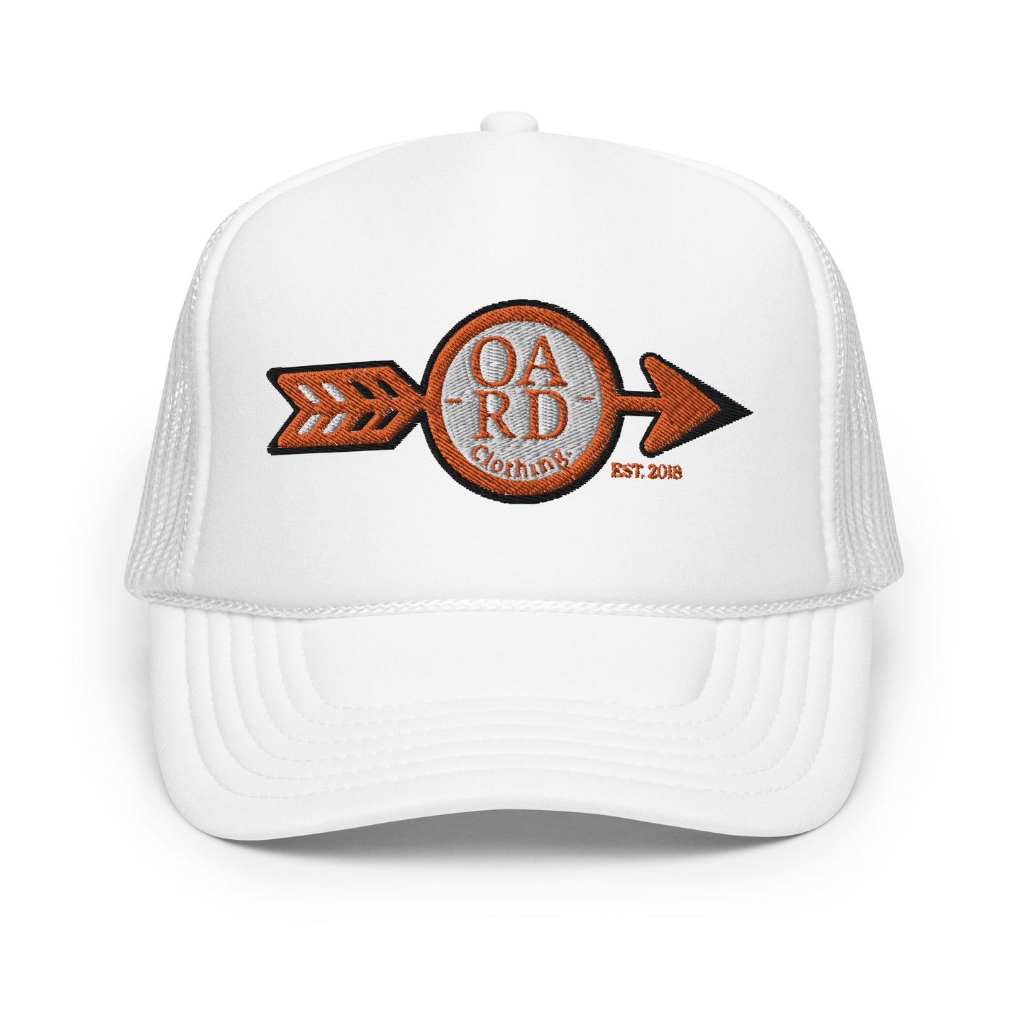 O.A.R.D. Trucker hat Orange/Black/White