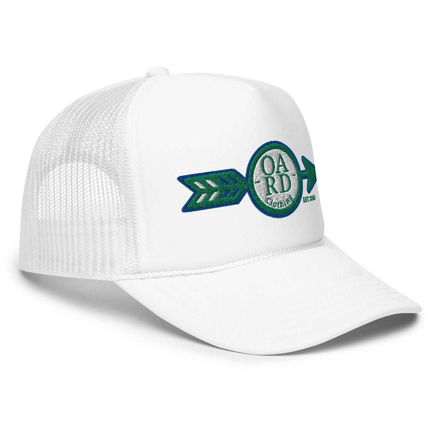 O.A.R.D. Premium Trucker Hat Green/Blue/White