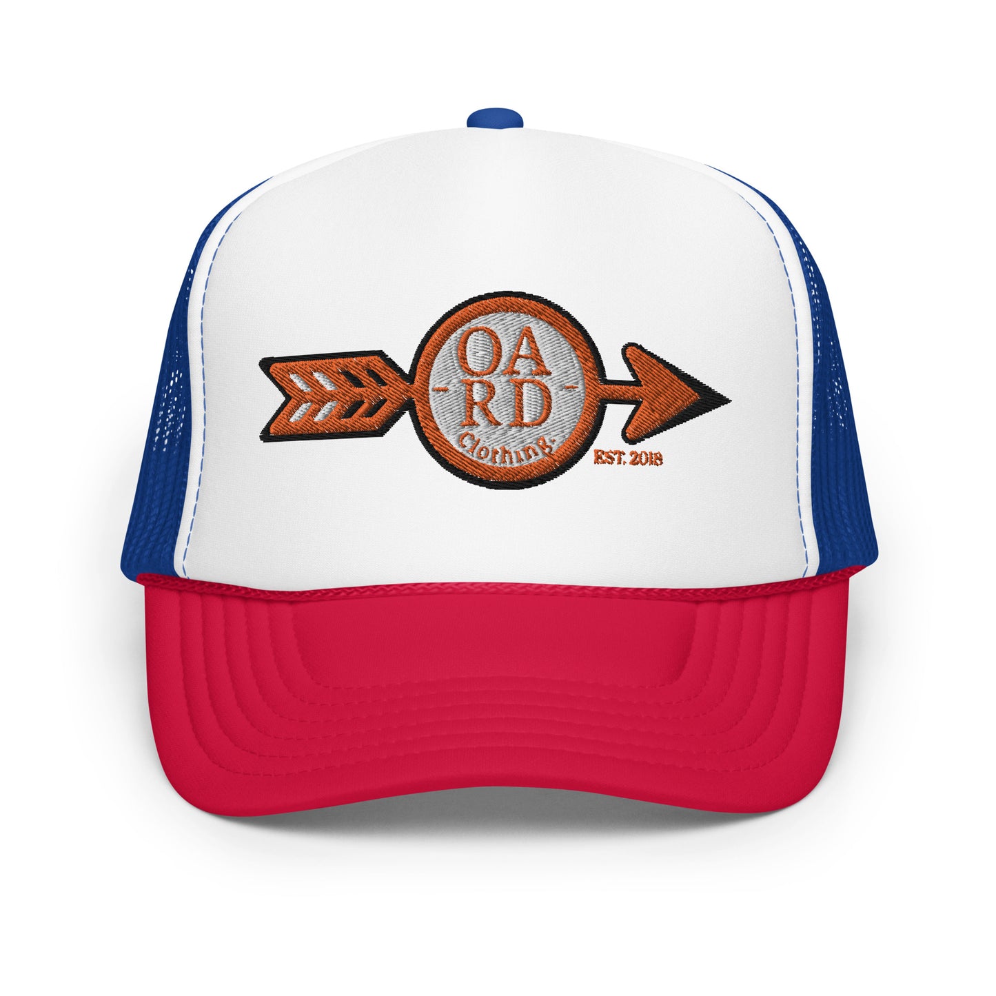 O.A.R.D. Trucker hat Orange/Black/White