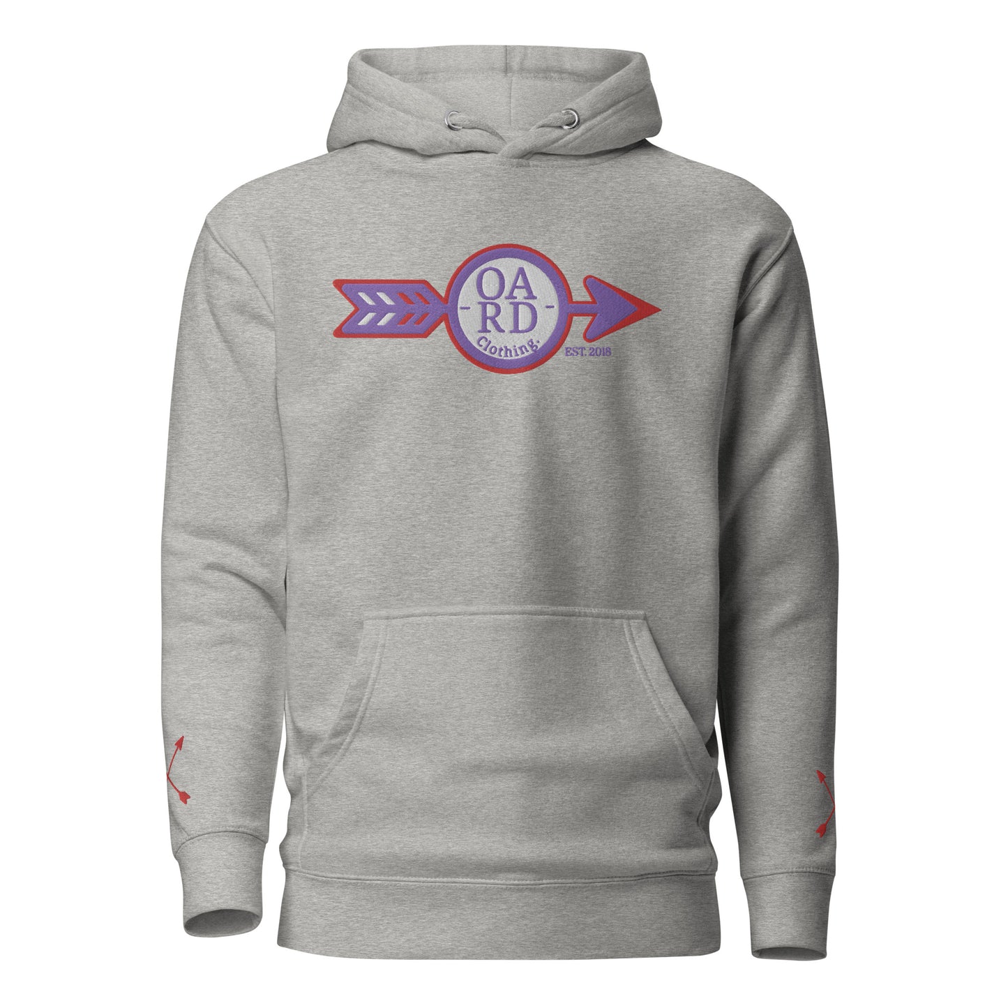 O.A.R.D. Premium Hoodie Purple/Red/White