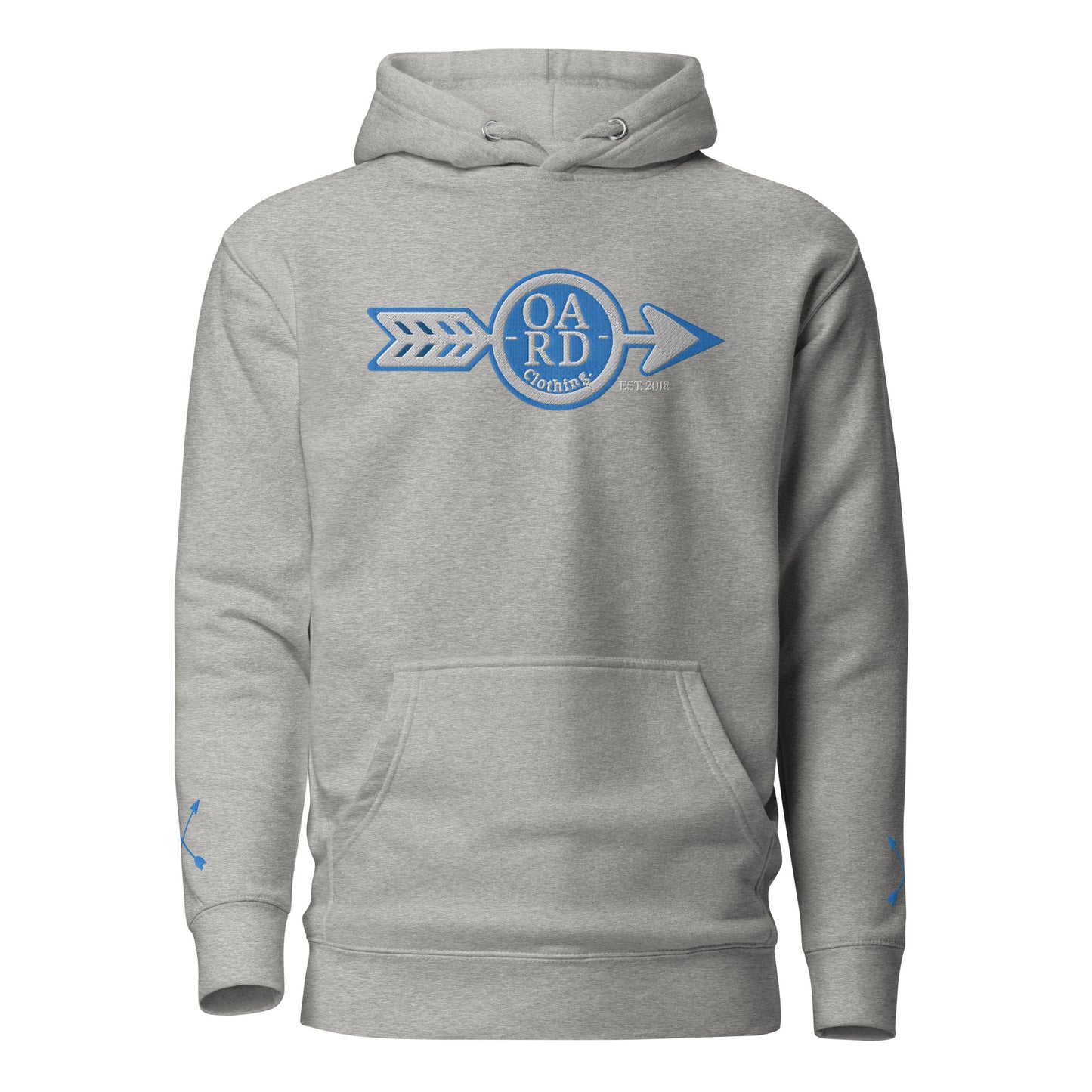 O.A.R.D. Premium Hoodie Ice Blue/White/Navy Blue