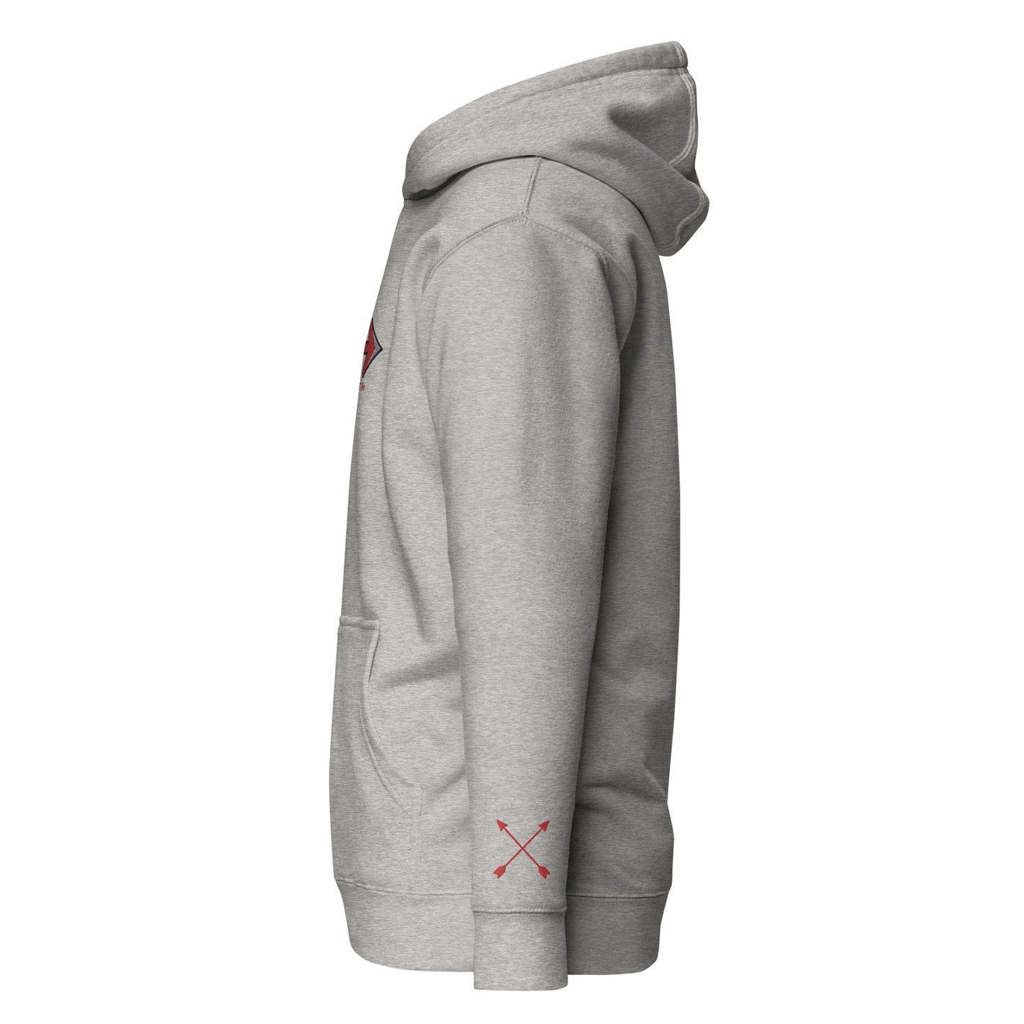 O.A.R.D. Premium Hoodie Red/Grey/Black