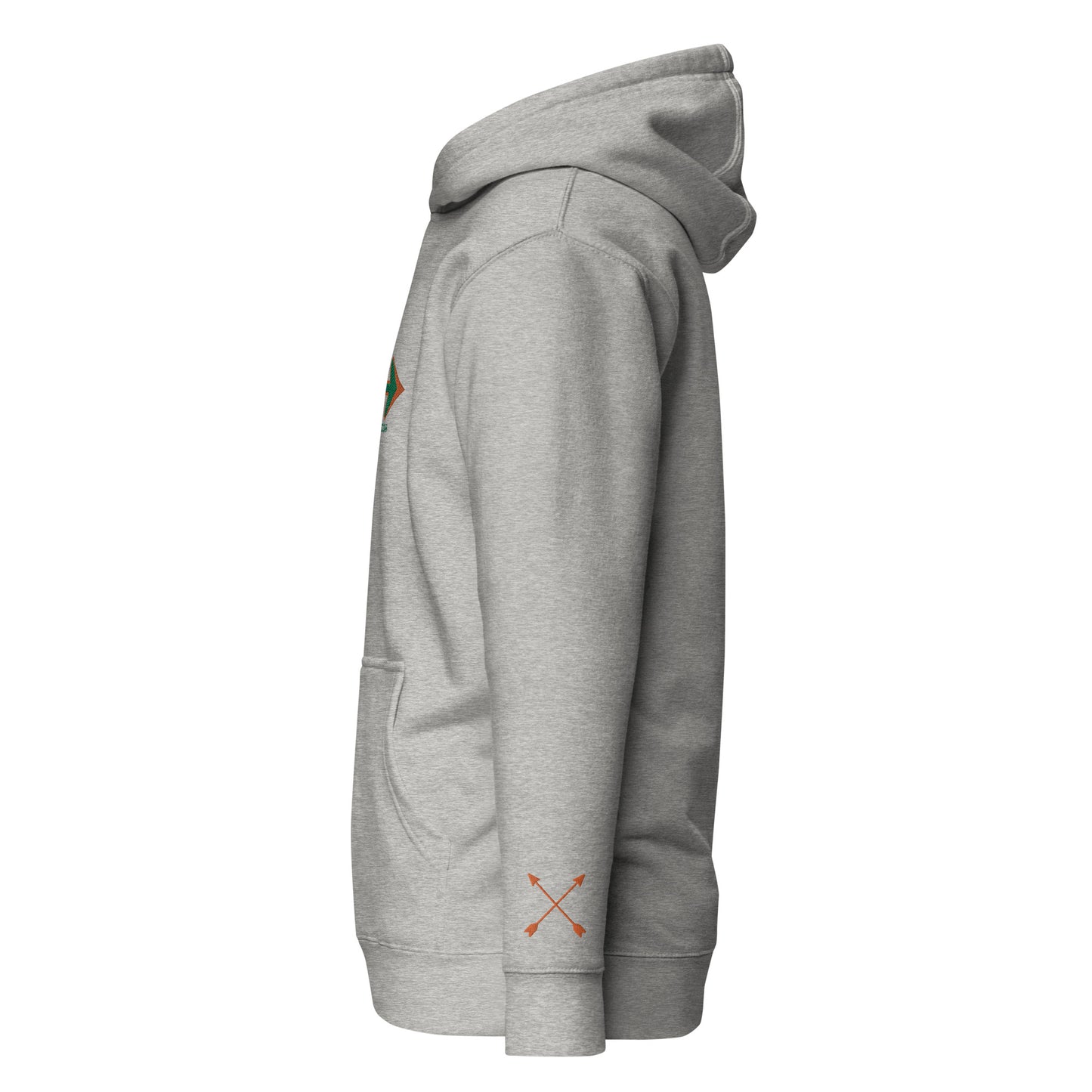 O.A.R.D. Premium Hoodie Green/Orange/White