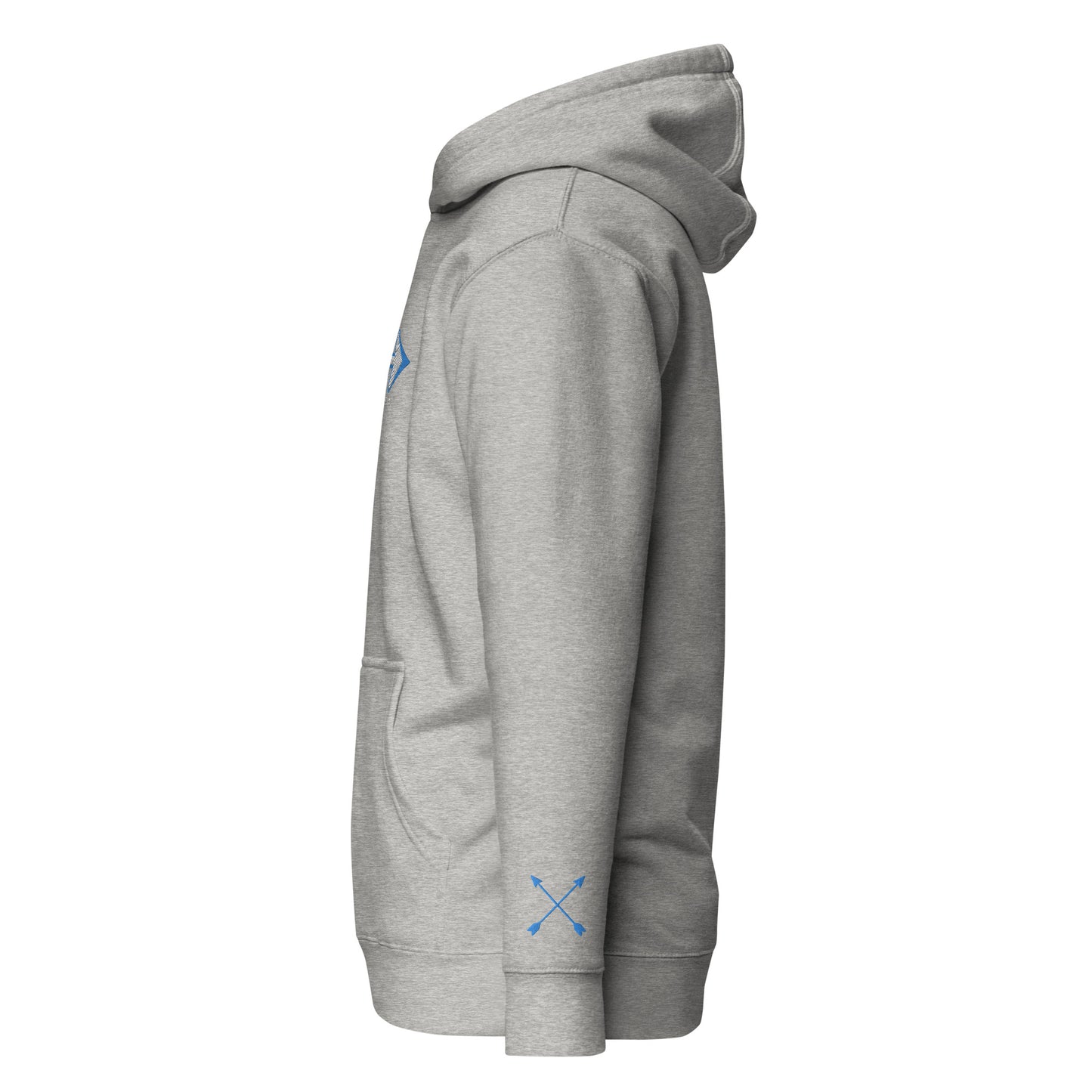 O.A.R.D. Premium Hoodie Ice Blue/White/Navy Blue