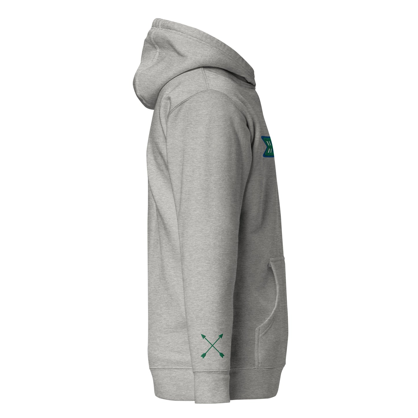 O.A.R.D. Premium Hoodie Green/Blue/White