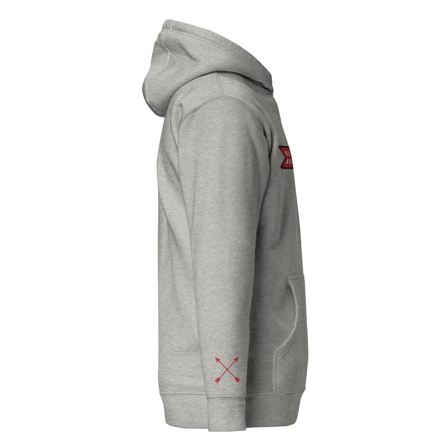 O.A.R.D. Premium Hoodie Red/Grey/Black