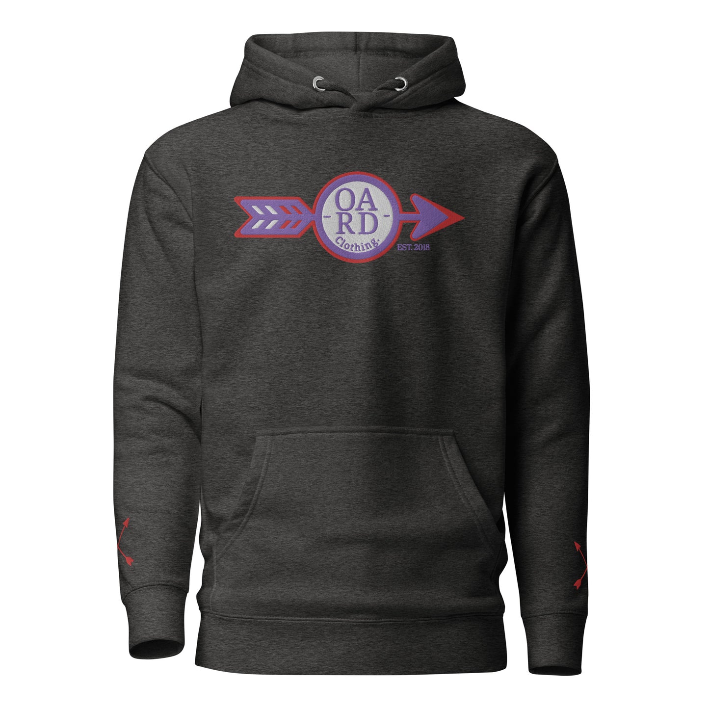 O.A.R.D. Premium Hoodie Purple/Red/White