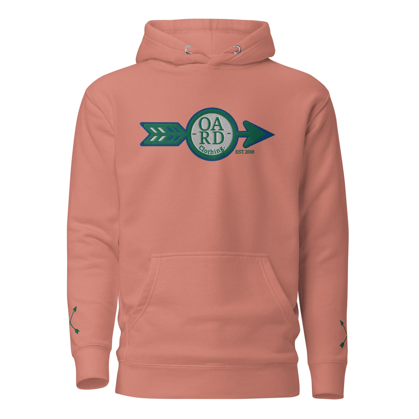 O.A.R.D. Premium Hoodie Green/Blue/White