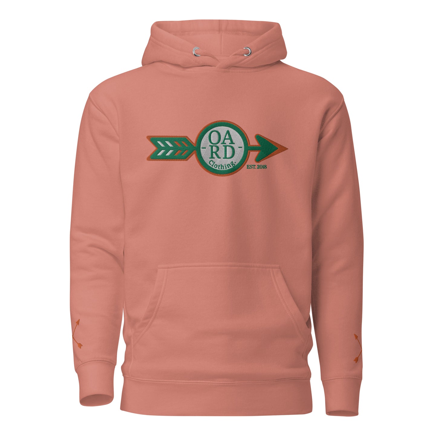 O.A.R.D. Premium Hoodie Green/Orange/White