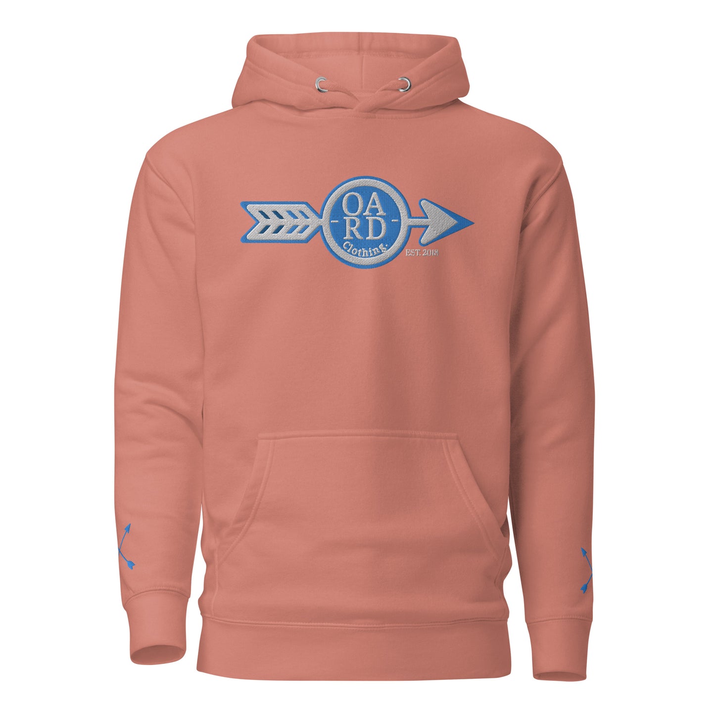 O.A.R.D. Premium Hoodie Ice Blue/White/Navy Blue