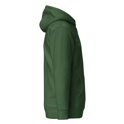 O.A.R.D. Premium Hoodie Green/Red/Kiwi