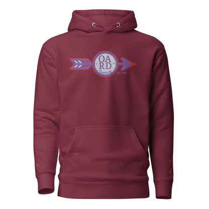 O.A.R.D. Premium Hoodie Purple/Red/White