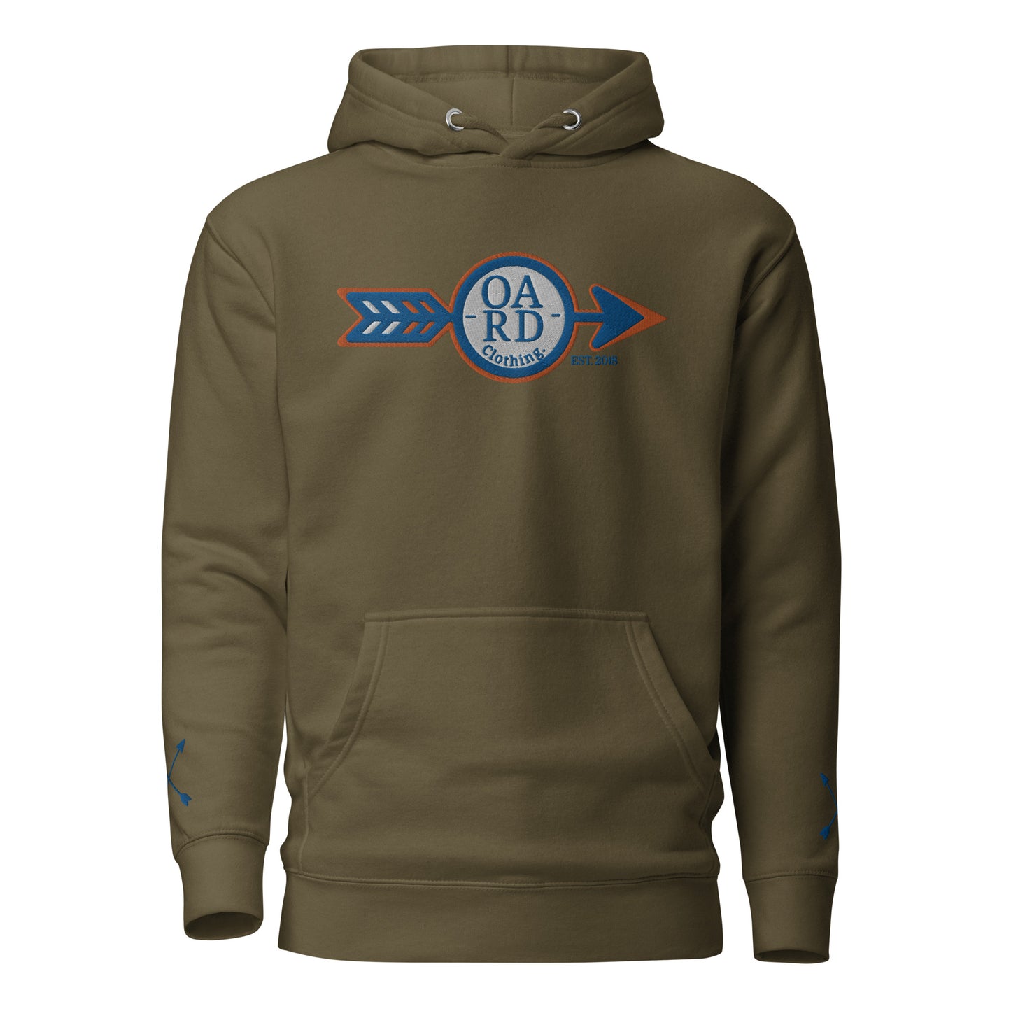 O.A.R.D. Premium Hoodie Blue/Orange/White