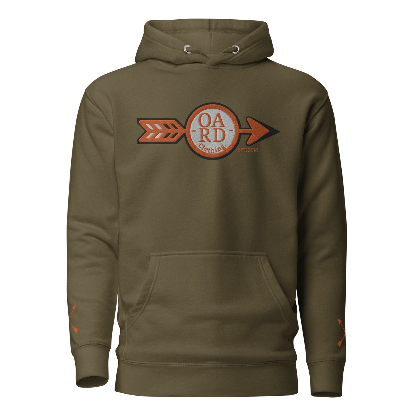 O.A.R.D. Premium Hoodie Orange/Black/White